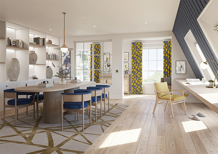 Magali, Ochre - Made to Measure Curtains - Image 8